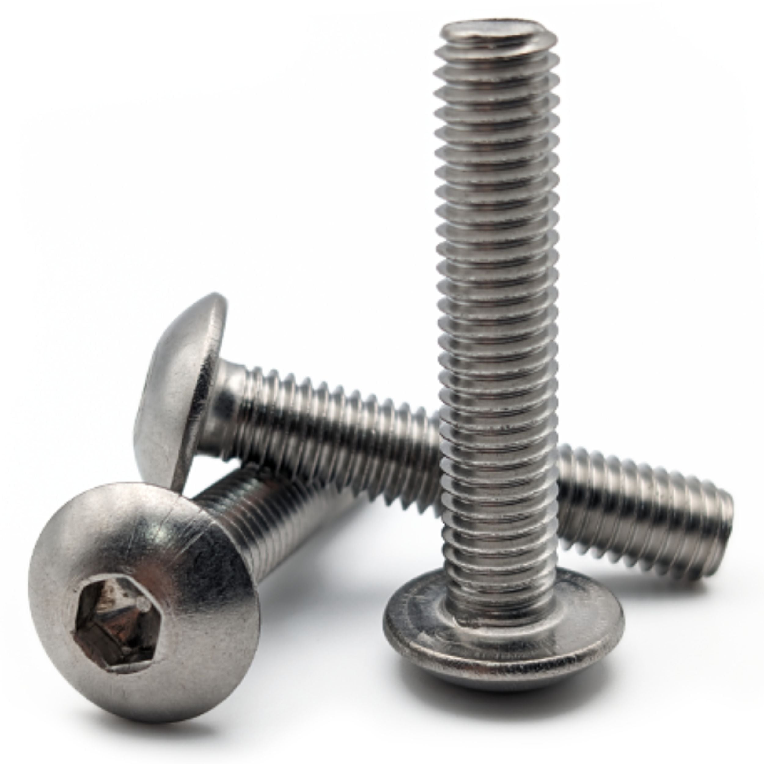 Zaunbauschrauben M8 x 40 mm V2A Edelstahl (10 Stück) – 5,5 mm 6-Kant Stabmattenzaun Zubehör zur Doppelstabmattenzaun Befestigung