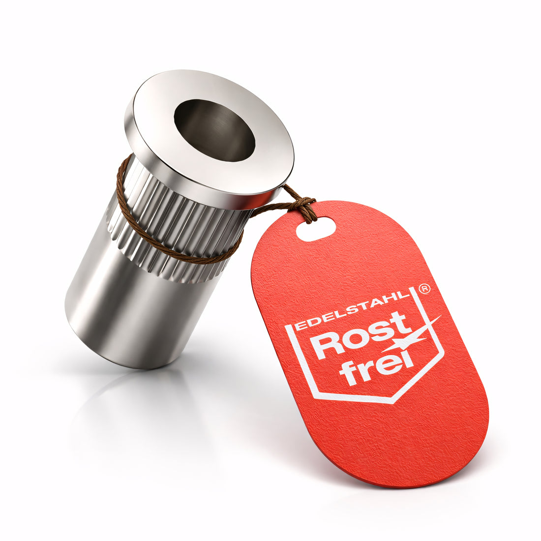 Nietmutter M8 V2A Edelstahl  – Stabmattenzaun Zubehör für Montage &amp; Reparatur, Doppelstabmattenzaun Befestigung