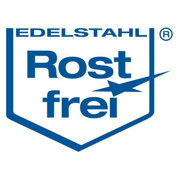 Edelstahl Rostfrei Logo des Warenzeichenverbandes in welchem Qualinos Mitglied ist