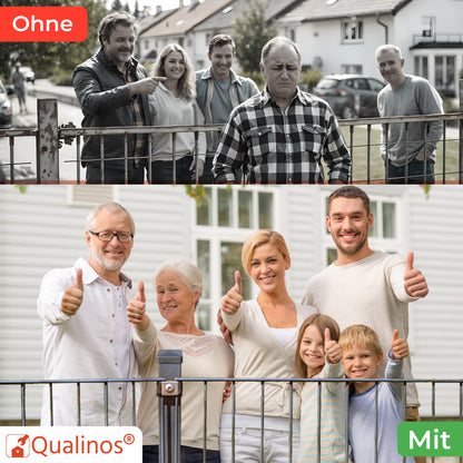 Pfostenkappen 60x40 mm Walmdach Pyramide  – Abdeckkappen für Doppelstabmattenzaun