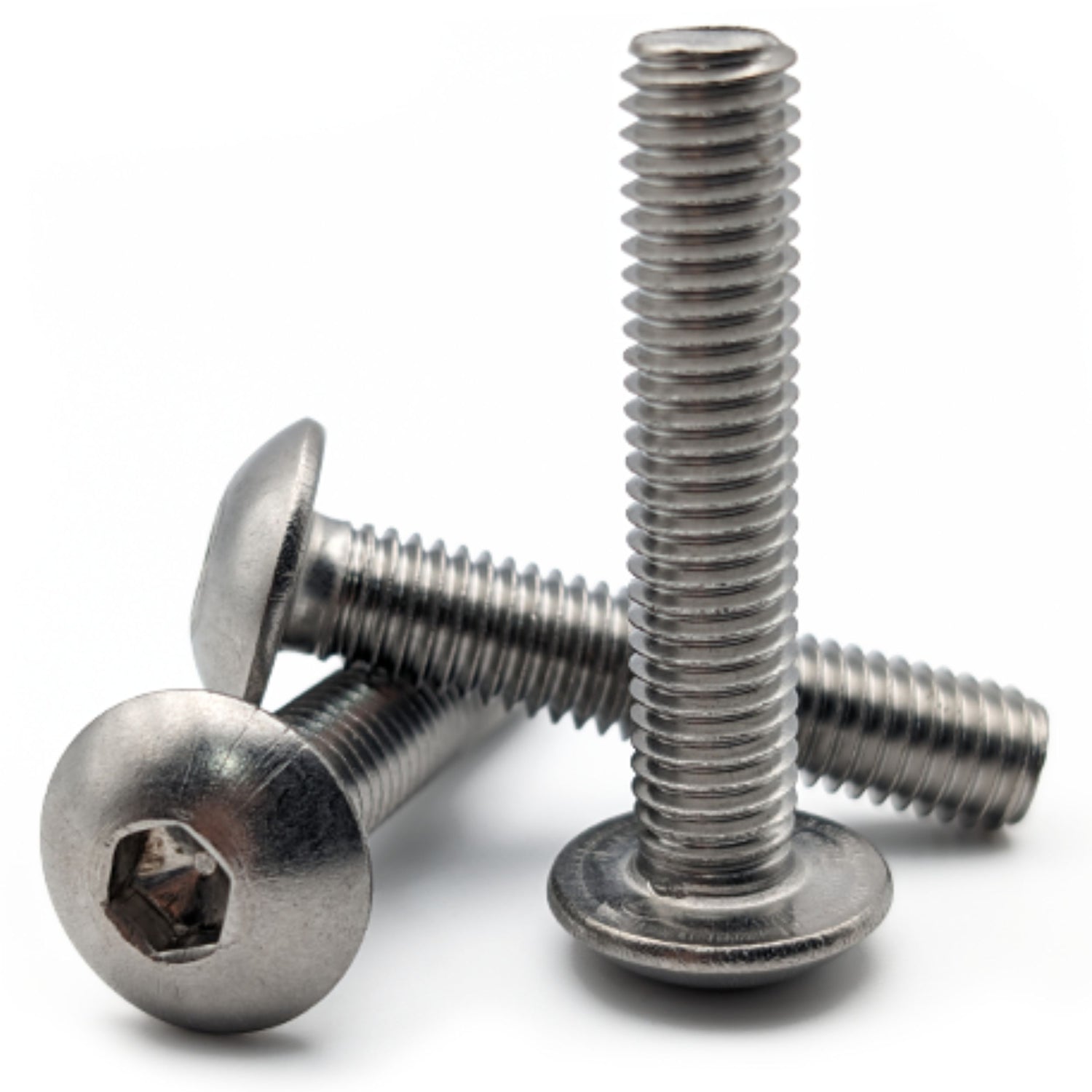 Zaunbauschrauben M8 x 40 mm V2A Edelstahl (10 Stück) – 5,5 mm 6-Kant Stabmattenzaun Zubehör zur Doppelstabmattenzaun Befestigung