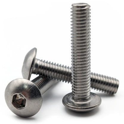 Zaunbauschrauben M8 x 40 mm V2A Edelstahl (10 Stück) – 5,5 mm 6-Kant Stabmattenzaun Zubehör zur Doppelstabmattenzaun Befestigung